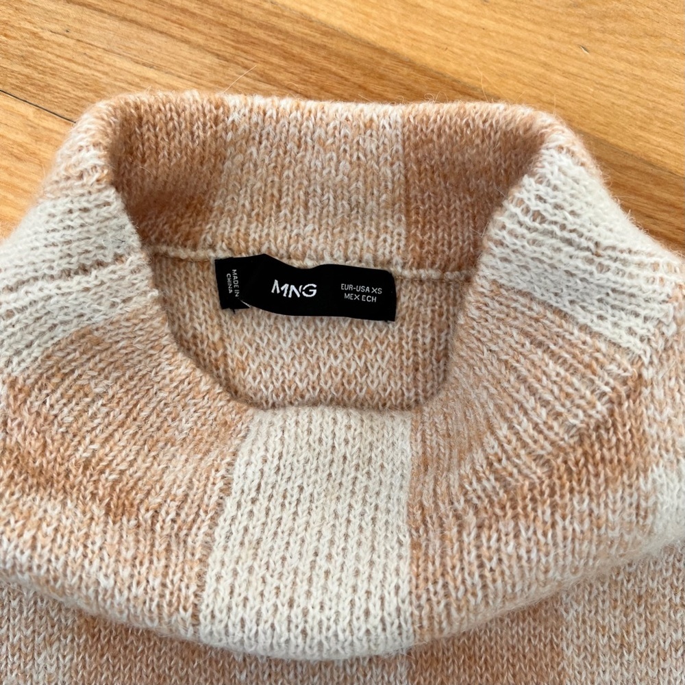 Mango Gingham Sweater - XS - Picture 2 of 3